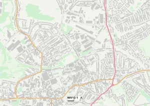WV - Wolverhampton Impressions: Wolverhampton WV13 1 Carte