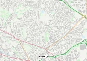 Wolverhampton WV14 6 Carte