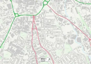 WV - Wolverhampton Impressions: Wolverhampton WV2 1 Carte