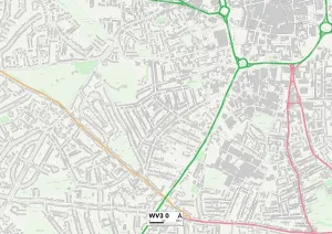 WV - Wolverhampton Impressions: Wolverhampton WV3 0 Carte