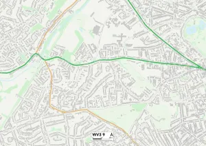 Wolverhampton WV3 9 Carte