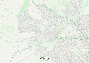 Wolverhampton WV6 8 Carte.