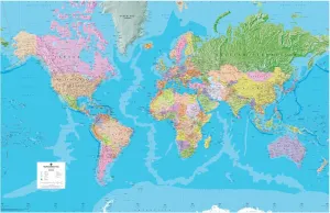 Carte du Monde Géant