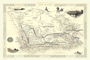 Historical Africa Maps Impressions: T045
