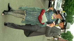 Vivienne Westwood avec son mari Anthony Andries à Royal Ascot.