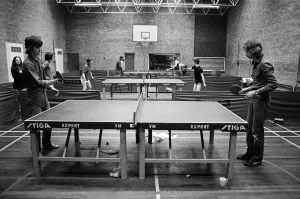 Course de marathon sportive à Billingham. 1973