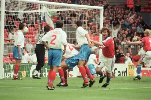 La Russie 3-3 République tchèque, match du groupe C de lEuro 1996 à Anfield.