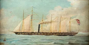 Le SS Great Britain, 1845.