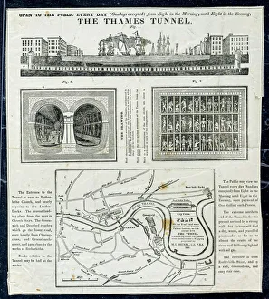 Tunnel Impressions: L'Affiche d'Inauguration du Tunnel de la Tamise.