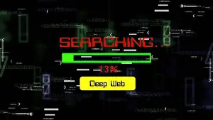 Recherche sur le deep web bar de progression.