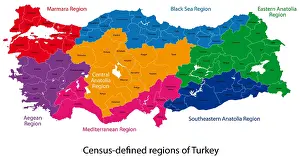 Juin Impressions: Carte de la Turquie.