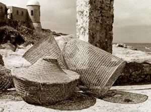 Vintage Fishing Equipment Impressions: Fish nets