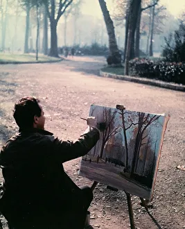 Male Artist Portrait Impressions: The painter