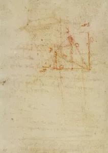 London Museum Artworks Impressions: Study of angles, drawing from the Codex Forster III