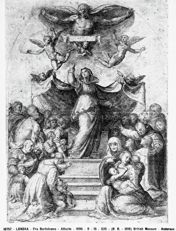 Renaissance Period Artwork Impressions: Study for a religious composition with the Virgin