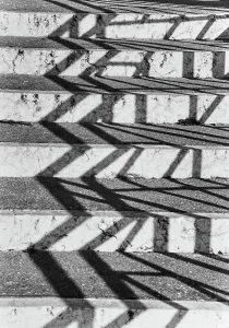Italian Building Design Impressions: Study of shadows on the steps