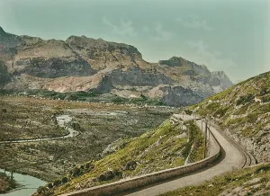 Mountainous Road Scenery Impressions: View of Arco