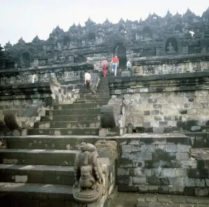 Buddhist Temples In Indonesia Impressions: Java / Indonesien