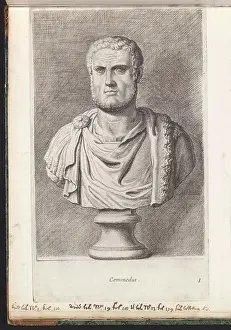Ancient Roman Emperor Impressions: Bust of emperor commodus; Commodus