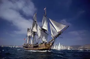 Vintage Sailing Ships Impressions: License this image at https://www
