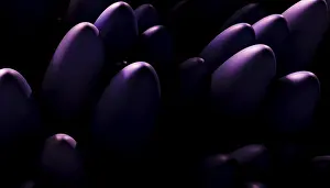 Modern Digital Artwork Impressions: A 3D render featuring multiple smooth