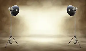 Studio Photography Backgrounds Impressions: 3D rendering of a background
