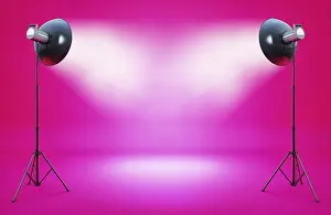 Studio Photography Backgrounds Impressions: 3D rendering of a background