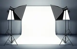 Studio Photography Backgrounds Impressions: 3D rendering of a background