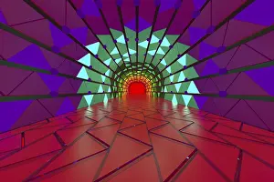 Simple Geometric Illustrations Impressions: 3d rendering of backgrounds abstract