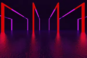 Minimalist Architectural Style Impressions: 3d rendering of backgrounds abstract