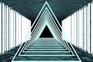 Modern Architectural Style Renderings Impressions: 3d rendering of backgrounds abstract