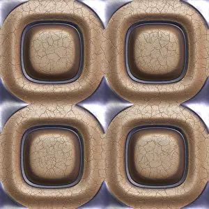 Empty Full Frame Image Impressions: 3d seamless tileable decorative background pattern
