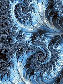 Abstract Fractal Background Impressions: Abstract colourful background - computer-generated image