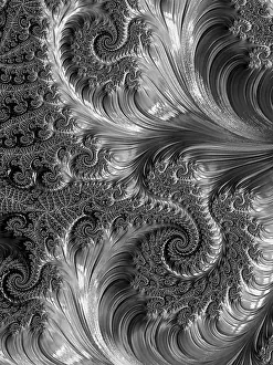 Abstract Fractal Background Impressions: Abstract colourful background - computer-generated image