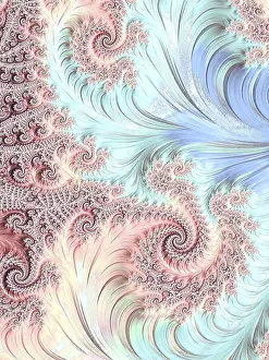 Abstract Fractal Background Impressions: Abstract colourful background - computer-generated image