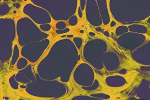 Ebru Marbling Art Impressions: Abstract creative marble pattern with spots