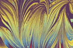 Abstract Marble Texture Impressions: Abstract creative round marble pattern texture