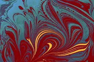 Abstract Art Illustration Impressions: Abstract creative round marble pattern texture