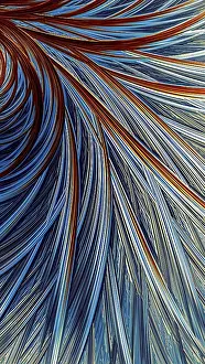 Abstract Feather Background Impressions: Abstract feather background - computer-generated image