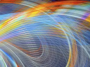 Abstract Fractal Background Impressions: Abstract fractal background - computer-generated image