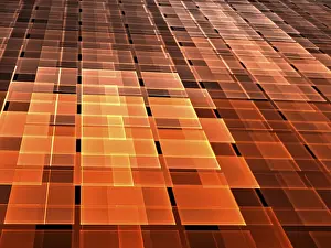 Art Numérique Impressions: Fond d'arrière-plan fractal abstrait - image générée par ordinateur.