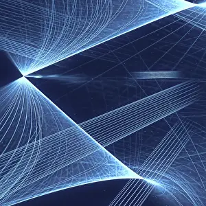 Abstract Fractal Background Impressions: Abstract geometric background - computer-generated image