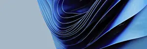 Modern Illustration Concept Impressions: An abstract image featuring smooth