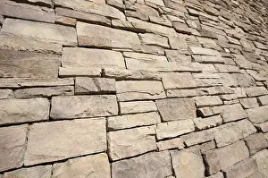 Deserted Rock Landscape Impressions: Abstract rock wall background pattern