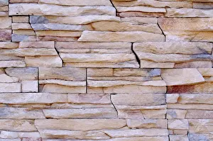 Deserted Rocky Landscape Photo Impressions: Abstract rock wall background pattern