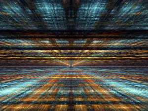 Science Fiction Illustration Impressions: Abstract simple background - computer generated 3d illustration