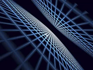 Abstract Computer Graphics Impressions: Abstract simple tech background - computer-generated image
