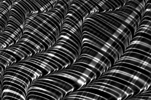 Fractal Geometry Design Impressions: Abstract striped background - computer-generated image