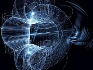 Abstract Tech Background Impressions: Abstract tech background - computer-generated image