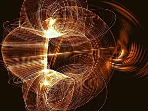 Abstract Technology Background Impressions: Abstract technology background - computer-generated image